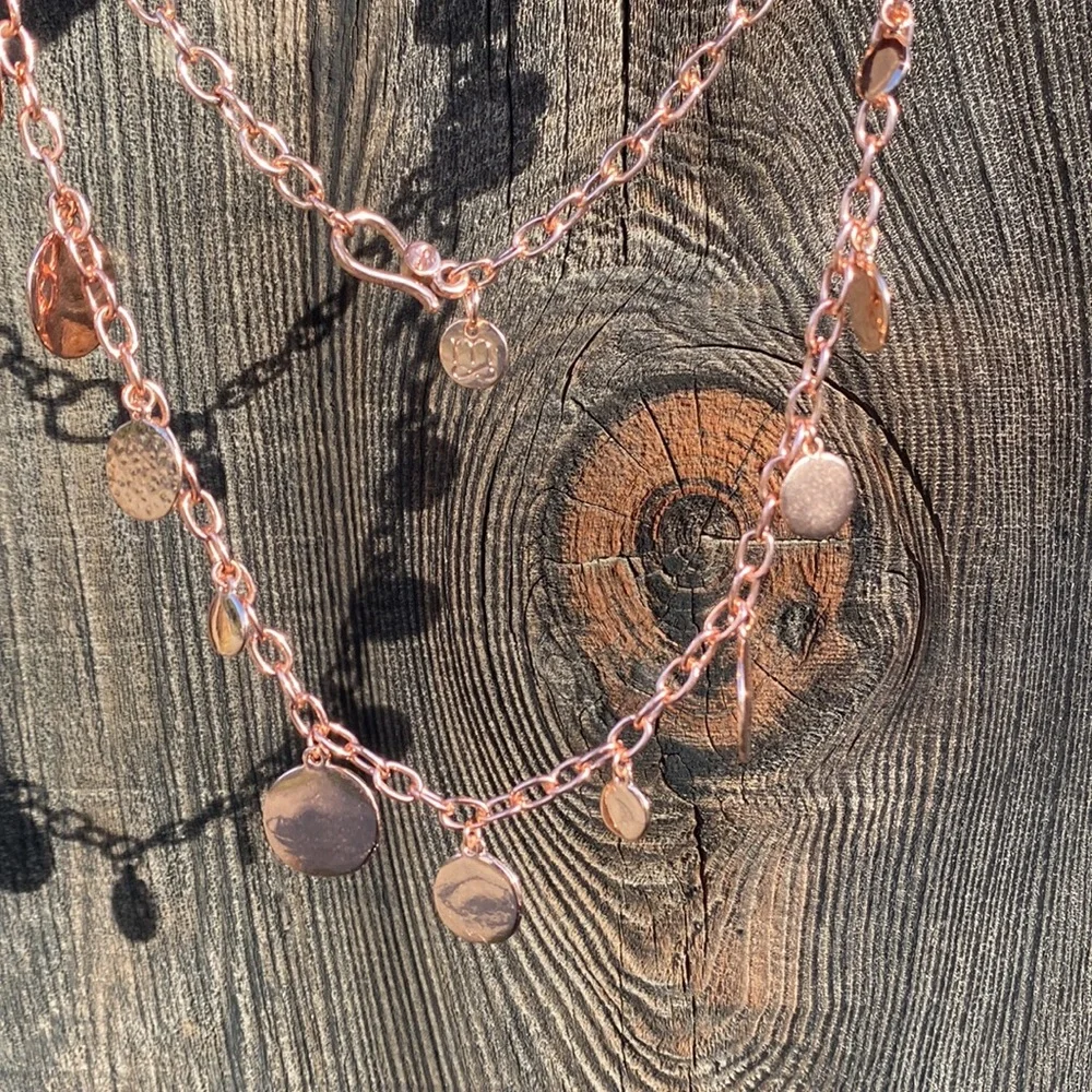 Rose gold necklace - Picture 3 of 4